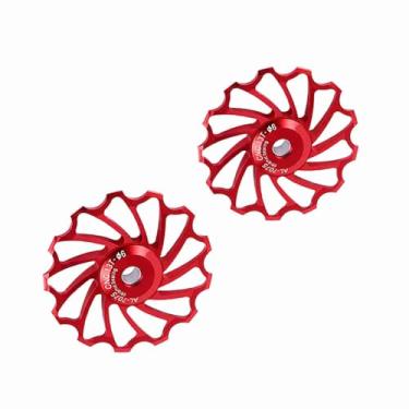 Imagem de Generic Roda de Desviador Traseiro de Liga Cerâmica 11T 13T para Bicicleta Colorida Leve e Durável para Pilotos de Velocidade 7/8/9/10 (#4)