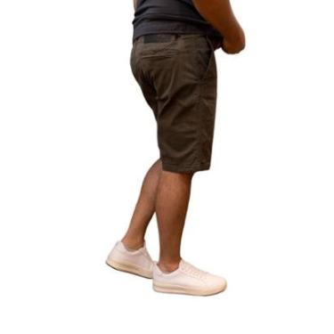 Imagem de Bermuda Masculina Ellus Color Power Bolso Embutido Verde Militar-Masculino