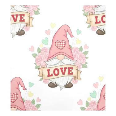 Imagem de Blueangle Capa magnética para lava-louças padrão de gnomos dos namorados, decoração da capa frontal da máquina de lavar louça, adesivos de eletrodomésticos, adesivos de eletrodomésticos, 58 cm C x 66