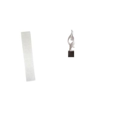 Imagem de Whtkoph Abajur de Chão Abstrato em Papel para Sala de Estar, Estátua Decorativa, Capa para Luminária de Chão, Estatueta em Resina, Escultura