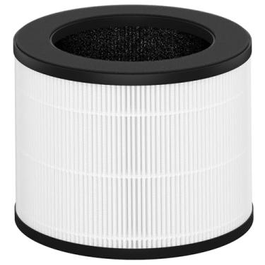 Imagem de FCFMY Filtro de Substituição Airmega 100 True Hepa Compatível com Purificador de Ar Coway Airmega 100, Sistema de Filtragem de 3 Estágios com H13 True Hepa, Filtro de Carvão Ativado E Pré-Filtro de Ma