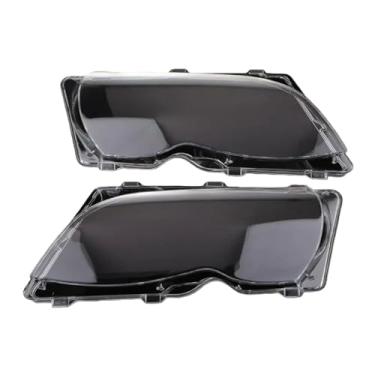 Imagem de Capa para lente de farol de carro, esquerda e direita, compatível com bmw 3 séries e46 318i 320i 325i 4 portas sedan 2002-2005(2PCS)