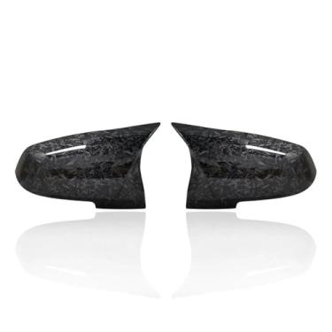 Imagem de Compatível com BMW 1 2 3 4 Series F20 F30 F31 F32 F36 2012 - UP 320i 328i 330d 335i M3 M4 Look Capa de espelho de fibra de carbono estilo substituição (WK616-Carbon Look)