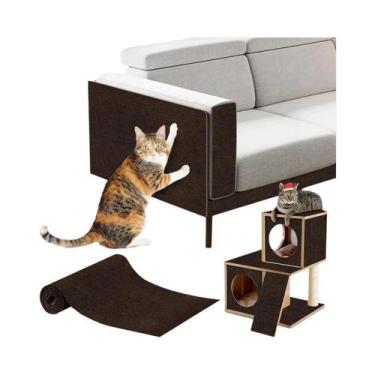 Imagem de Protetor De Sofá Autoadesivo Para Gatos Em 7 Cores, Tapete De Arranhar