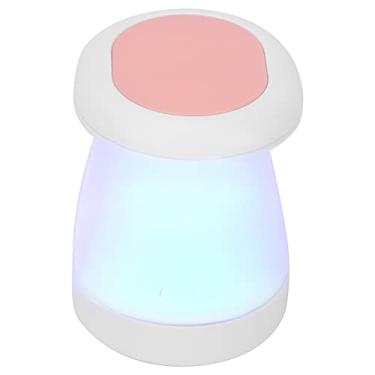 Imagem de Cryfokt Secador de Esmalte Em Gel Mini Elegante Máquina de Cura de Unhas Com Luz Dupla LED para Salão de Arte de Unhas ou Uso Doméstico Carregamento USB Portátil Mini Design Em Forma de Ovo (Rosa)