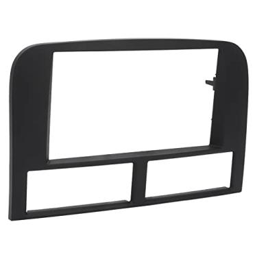 Imagem de Cryfokt Substituição da Moldura do Rádio Estéreo 2 Din para 1999-2004 Kit de Instalação de Painel Preto de Alta Textura para Atualização Requintada para Acessórios Interiores de Automóveis