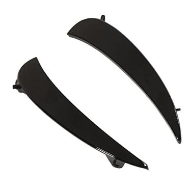 Imagem de Cryfokt Conjunto de Canard de Para-choque Dianteiro Preto Brilhante de Substituição para Benz E-Class W213 C238 Afit para MG Line Facelift 2021-2023, Para-choque Dianteiro Durável Adequado para