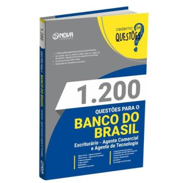 Imagem de Livro 1.200 Questões Gabaritadas para o Banco do Brasil - Escriturário
