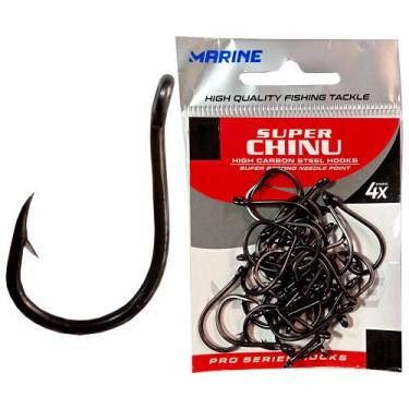Imagem de Cartela anzol super chinu Strong Blacknickel - Marine Sports, 4
