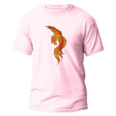Imagem de Camiseta Basica Algodão Premium Estampada Fenix  - Pavesi, Rosa, P