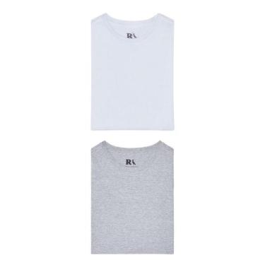 Imagem de Kit 2 Camisetas Básicas Reserva, G, Cinza