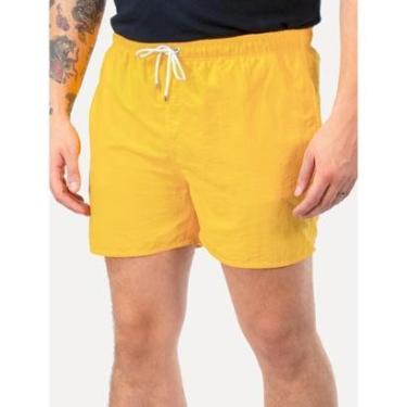 Imagem de Short Reserva D'Água Beachwear Liso Premium Amarelo-Masculino