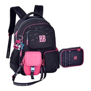 Imagem de Kit Mochila e Estojo Shoulder Bag Rebecca Bonbon-Feminino