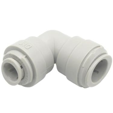 Imagem de Cotovelo macho 1/10.2 cm 3/20.3 cm 1/5.1 cm conector de encaixe rápido POM para filtro de purificador de água de aquário RO sistema de osmose reversa (12,7 mm-9,52 mm)
