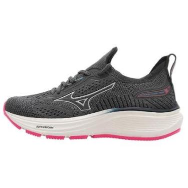 Imagem de Tênis Mizuno Cool Ride 3 Junior 29 Cinza-Feminino