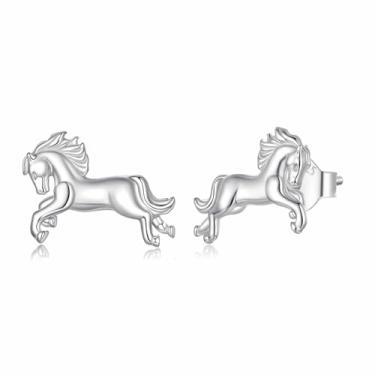 Imagem de GemKing Brincos de cruz Starlight BSE1250, Prata esterlina, Sem Pedra Preciosa