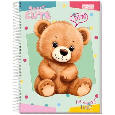 Imagem de CADERNO UNIVERSITÁRIO C/D ESPIRAL FRIENDS CUTE 10 MATÉRIAS 160 FLS