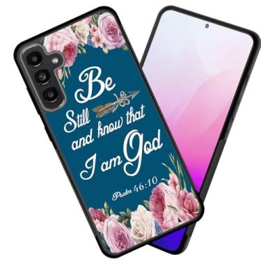 Imagem de smauncucn Capa para Galaxy S25 FE, fina, antiarranhões, bordas antiderrapantes, à prova de choque, capa protetora traseira de TPU para Samsung Galaxy S25 FE 6,7 polegadas 2025, versículo bíblico salmo