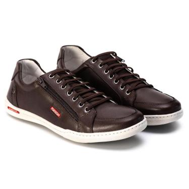 Imagem de Tenis Sapatenis masculino em couro 100% bovino comfort-Masculino