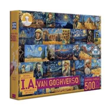 Imagem de Quebra-cabeça Van Gogh verso - 500 Peças - Game Office