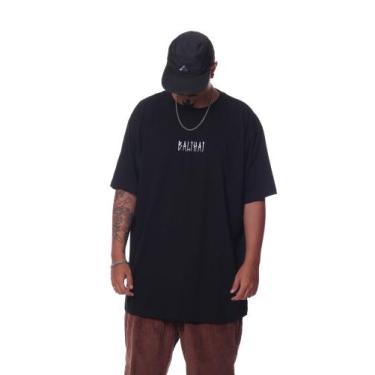 Imagem de Camiseta Plus Size Bali Hai Tubo Central, Preto, G2