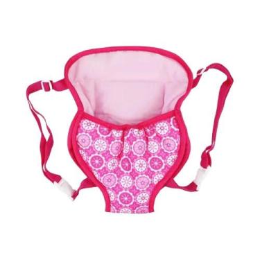 Imagem de Mochila Portátil Para Boneca De Bebê Recém-Nascido Com Alça E Comparti