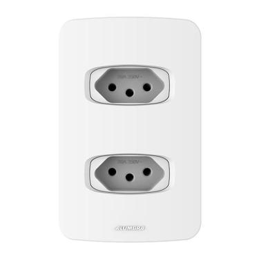 Imagem de Conjunto 2 Tomadas 10A - Alumbra Gracia - 85335