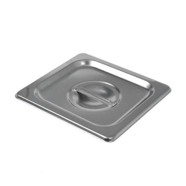 Imagem de Kit 15 Tampas Cuba Gastronomica 1/6 Sem Recorte Brasinox