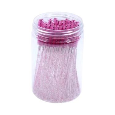 Imagem de 50 Pincéis Para Extensão De Cílios Com Estojo, Varinhas De Máscara E E