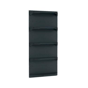 Imagem de Kit 5 Bandejas Para Gondola Canto 170 Fit 40/60 Preto Spe