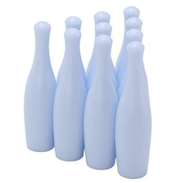 Imagem de SPYMINNPOO Conjunto de Boliche Infantil, Material Plástico, Jogo Interno e Externo de 10 Peças para Crianças e Adultos, Desenvolve Habilidades Motoras e Coordenação