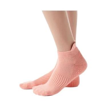 Imagem de Meias De Pilates E Yoga Antiderrapantes Para Mulheres, Respiráveis, De