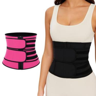 Imagem de Cinta Modeladora Abdominal Super Redutora Para Coluna E Postura Com Zi