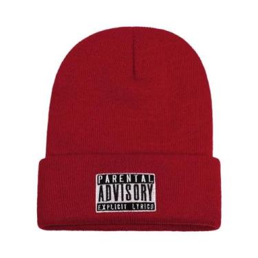 Imagem de Gorro De Lã Masculino Quente De Inverno Com Bordado, Macio E Casual Pa