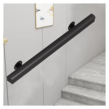 Imagem de Corrimão para paredes - Vara de suporte de corrimão de escada de madeira para decoração de escadas de sótão e vilas - disponível em 1,8 m, 2,4 m, 3 m, 3,7 m e 4,9 m com acessórios