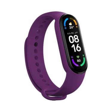 Imagem de Pulseira De Silicone Para Xiaomi Mi Band 4 5 6 7, Pulseira Esportiva M