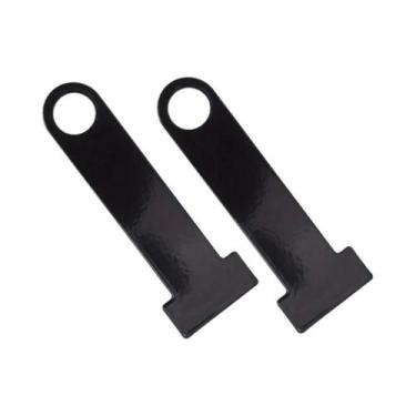 Imagem de Cadeados De Aço Antifurto Para Capacetes De Moto E Bicicleta, 2 Peças,