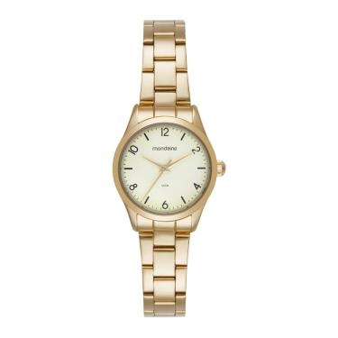 Imagem de Relogio Mondaine Feminino Ref: 99825lpmvde1 Social Dourado