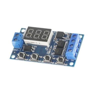 Imagem de Módulo De Relé Com Temporizador De Ciclo Ajustável E Display LED DC 5V