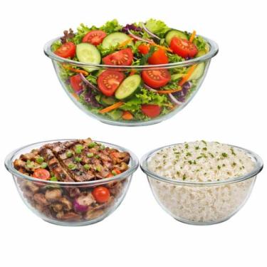 Imagem de Bowls Saladeira Tigela Plus Vidro 500ml - Marinex Pequena 03 - Nadir F