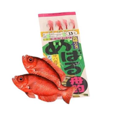 Imagem de Isca Artificial Fluorescente Sabiki 6 Anzois Rio Lago Acude Bagre Roba