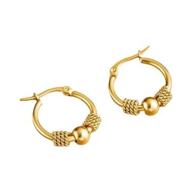 Imagem de Brincos De Pérola Em Forma De Leque De Aço Inoxidável 316L Para Mulher