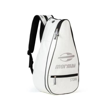Imagem de Raqueteira Mormaii Storm 2 Beach Tennis PU Branca-Unissex