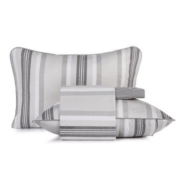 Imagem de Jogo Cama King 4 Pcs Malha Fio Penteado Miragem Altenburg