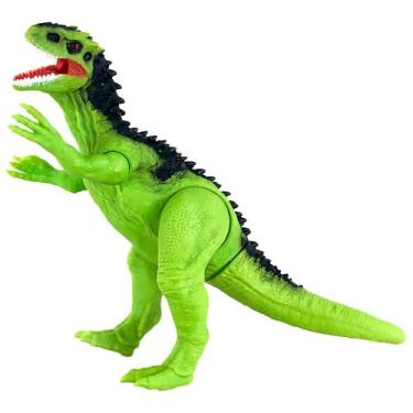 Imagem de Boneco Dinossauro Indominus Verde Articulado Realista 19 Cm Na Cinta D