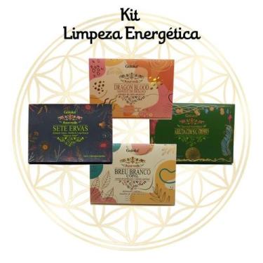 Imagem de KIT Com 4 CXs Defumadores Hindu Goloka, KIT LIMPEZA ENERGÉTICA
