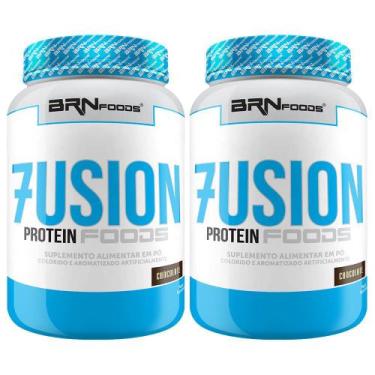 Imagem de Kit 2x Fusion Protein 900g   BRNFOODS, Chocolate