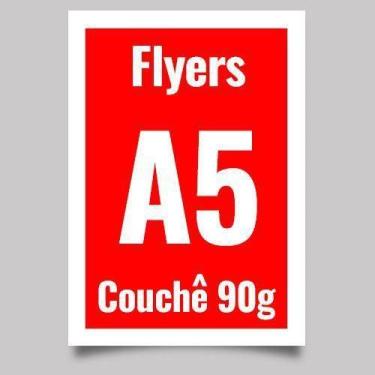 Imagem de 200 Panfletos Flyers Personalizados 14,8x21cm (a5) 90g - Artsim Projet