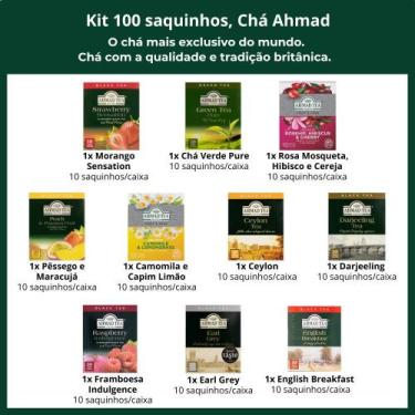 Imagem de Chá Inglês, 10 Caixas Com 10 Saquinhos, Ahmad Tea