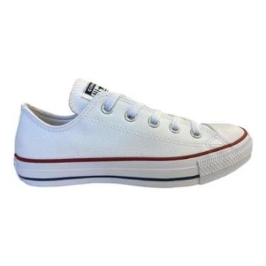Imagem de Tenis Unisex All Star Casual Cano Baixo Em Couro Ct04500001 Branco-Masculino